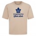 Toronto Maple Leafs Levelwear Khaki Team Surge Luxe Signature Knit T-Shirt