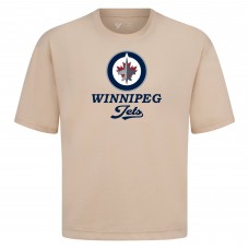 Winnipeg Jets Levelwear Khaki Team Surge Luxe Signature Knit T-Shirt