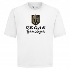 Vegas Golden Knights Levelwear White Team Surge Luxe Signature Knit T-Shirt