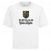 Vegas Golden Knights Levelwear White Team Surge Luxe Signature Knit T-Shirt