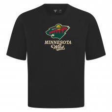 Minnesota Wild Levelwear Black Team Surge Luxe Signature Knit T-Shirt