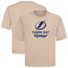 Tampa Bay Lightning Levelwear Khaki Team Surge Luxe Signature Knit T-Shirt