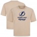 Tampa Bay Lightning Levelwear Khaki Team Surge Luxe Signature Knit T-Shirt Tampa Bay Lightning Levelwear Khaki Team Surge Luxe Signature Knit T-Shirt