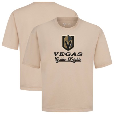 Vegas Golden Knights Levelwear Khaki Team Surge Luxe Signature Knit T-Shirt