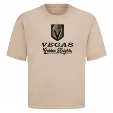 Vegas Golden Knights Levelwear Khaki Team Surge Luxe Signature Knit T-Shirt