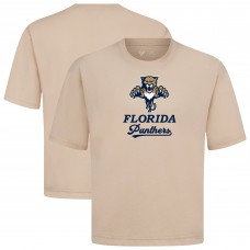Florida Panthers Levelwear Khaki Team Surge Luxe Signature Knit T-Shirt
