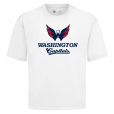 Washington Capitals Levelwear White Team Surge Luxe Signature Knit T-Shirt Washington Capitals Levelwear White Team Surge Luxe Signature Knit T-Shirt