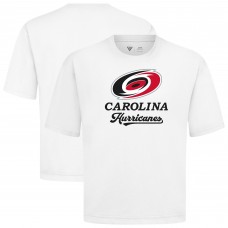 Carolina Hurricanes Levelwear White Team Surge Luxe Signature Knit T-Shirt