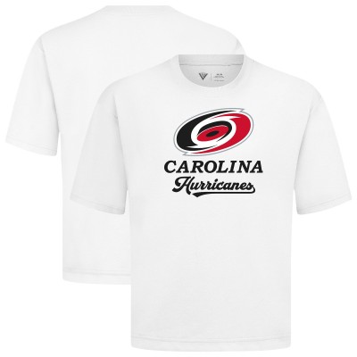 Carolina Hurricanes Levelwear White Team Surge Luxe Signature Knit T-Shirt
