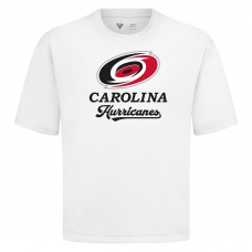 Carolina Hurricanes Levelwear White Team Surge Luxe Signature Knit T-Shirt