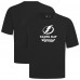 Tampa Bay Lightning Levelwear Black Team Surge Luxe Signature Knit T-Shirt Tampa Bay Lightning Levelwear Black Team Surge Luxe Signature Knit T-Shirt