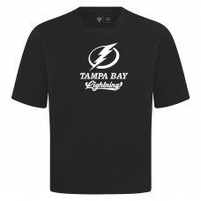 Tampa Bay Lightning Levelwear Black Team Surge Luxe Signature Knit T-Shirt