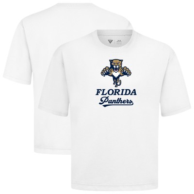 Florida Panthers Levelwear White Team Surge Luxe Signature Knit T-Shirt