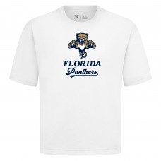 Florida Panthers Levelwear White Team Surge Luxe Signature Knit T-Shirt
