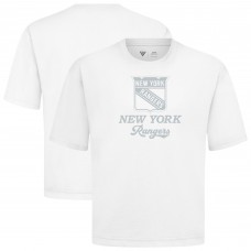New York Rangers Levelwear White Shadow Surge Luxe Signature Knit T-Shirt New York Rangers Levelwear White Shadow Surge Luxe Signature Knit T-Shirt