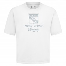 New York Rangers Levelwear White Shadow Surge Luxe Signature Knit T-Shirt New York Rangers Levelwear White Shadow Surge Luxe Signature Knit T-Shirt