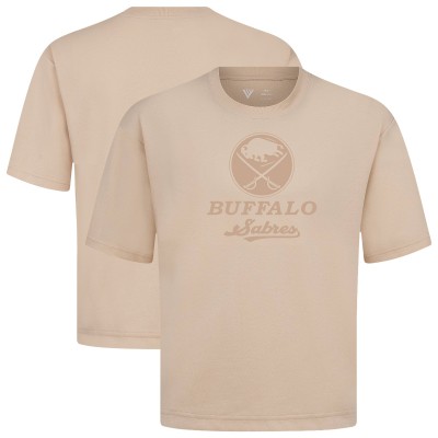 Buffalo Sabres Levelwear Khaki Shadow Surge Luxe Signature Knit T-Shirt