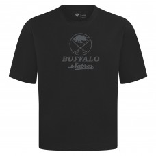 Buffalo Sabres Levelwear Black Shadow Surge Luxe Signature Knit T-Shirt