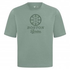 Boston Bruins Levelwear Green Shadow Surge Luxe Signature Knit T-Shirt