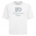 Philadelphia Flyers Levelwear White Shadow Surge Luxe Signature Knit T-Shirt