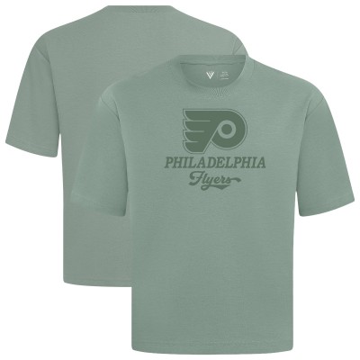 Philadelphia Flyers Levelwear Green Shadow Surge Luxe Signature Knit T-Shirt