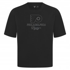 Philadelphia Flyers Levelwear Black Shadow Surge Luxe Signature Knit T-Shirt