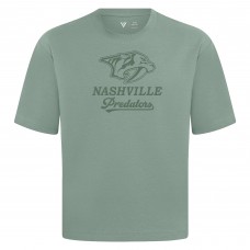 Nashville Predators Levelwear Green Shadow Surge Luxe Signature Knit T-Shirt