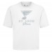St. Louis Blues Levelwear White Shadow Surge Luxe Signature Knit T-Shirt