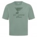 St. Louis Blues Levelwear Green Shadow Surge Luxe Signature Knit T-Shirt