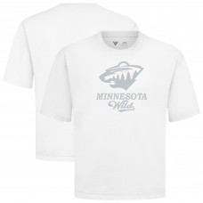 Minnesota Wild Levelwear White Shadow Surge Luxe Signature Knit T-Shirt