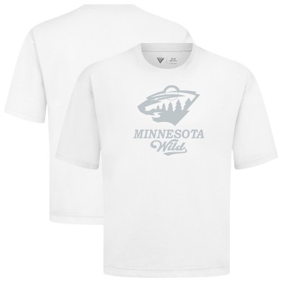 Minnesota Wild Levelwear White Shadow Surge Luxe Signature Knit T-Shirt