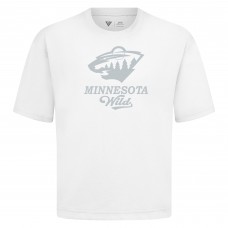 Minnesota Wild Levelwear White Shadow Surge Luxe Signature Knit T-Shirt