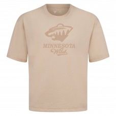 Minnesota Wild Levelwear Khaki Shadow Surge Luxe Signature Knit T-Shirt