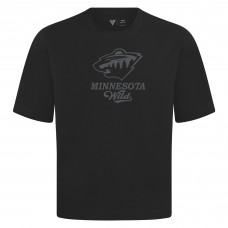 Minnesota Wild Levelwear Black Shadow Surge Luxe Signature Knit T-Shirt