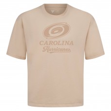 Carolina Hurricanes Levelwear Khaki Shadow Surge Luxe Signature Knit T-Shirt
