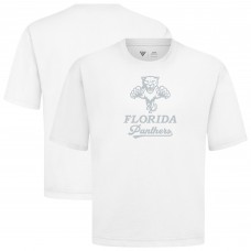 Florida Panthers Levelwear White Shadow Surge Luxe Signature Knit T-Shirt