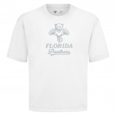 Florida Panthers Levelwear White Shadow Surge Luxe Signature Knit T-Shirt