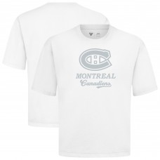 Montreal Canadiens Levelwear White Shadow Surge Luxe Signature Knit T-Shirt