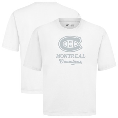 Montreal Canadiens Levelwear White Shadow Surge Luxe Signature Knit T-Shirt