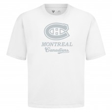 Montreal Canadiens Levelwear White Shadow Surge Luxe Signature Knit T-Shirt