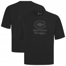 Montreal Canadiens Levelwear Black Shadow Surge Luxe Signature Knit T-Shirt Montreal Canadiens Levelwear Black Shadow Surge Luxe Signature Knit T-Shirt