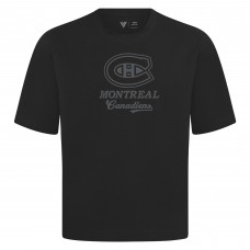 Montreal Canadiens Levelwear Black Shadow Surge Luxe Signature Knit T-Shirt Montreal Canadiens Levelwear Black Shadow Surge Luxe Signature Knit T-Shirt