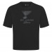 St. Louis Blues Levelwear Black Shadow Surge Luxe Signature Knit T-Shirt