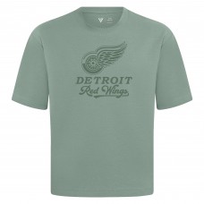 Detroit Red Wings Levelwear Green Shadow Surge Luxe Signature Knit T-Shirt