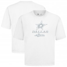 Dallas Stars Levelwear White Shadow Surge Luxe Signature Knit T-Shirt