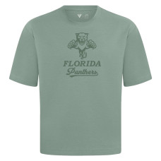 Футболка Florida Panthers Levelwear Green Shadow Surge Luxe Signature Knit