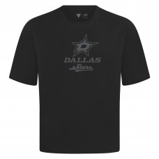 Dallas Stars Levelwear Black Shadow Surge Luxe Signature Knit T-Shirt