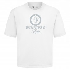 Winnipeg Jets Levelwear White Shadow Surge Luxe Signature Knit T-Shirt