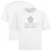 Toronto Maple Leafs Levelwear White Shadow Surge Luxe Signature Knit T-Shirt
