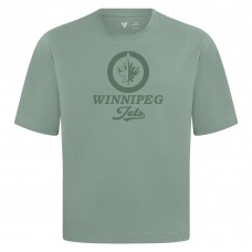 Winnipeg Jets Levelwear Green Shadow Surge Luxe Signature Knit T-Shirt